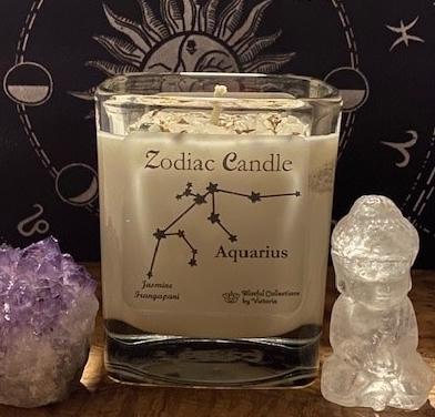 Blissful Connections - Aquarius Candle 9 oz Cube DISCO