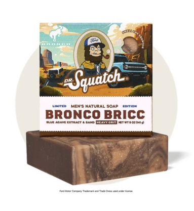 Dr. Squatch - Bronco Bricc Bar Soap 5 oz - WH-BAR-BRB-02