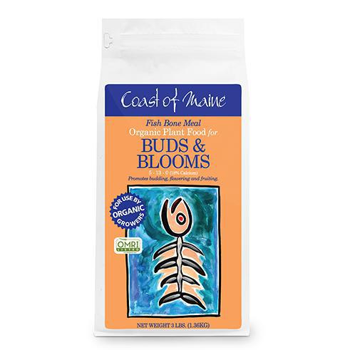 COAST OF MAINE FISH BONE MEAL BUDS AND BLOOMS 3LB 5-13-0  81600016