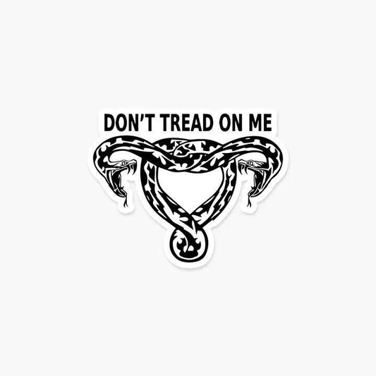 Footnotes - Don't Tread On Me - Feminist Sticker - ST0163