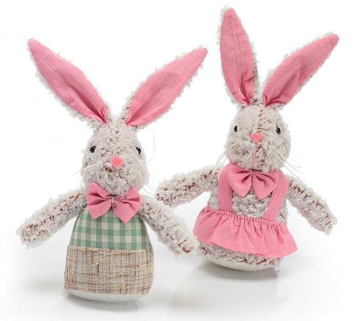 Little Boy and Girl Bunnies (assorted) 9741072