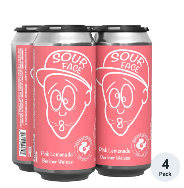 Mighty Squirrel Brewing Company - Sour Face ( Pink Lemonade ) - 4 Pack 16 oz Cans - 2310463
