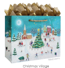 Jillson & Roberts Totes - Large - Christmas Village XLT607