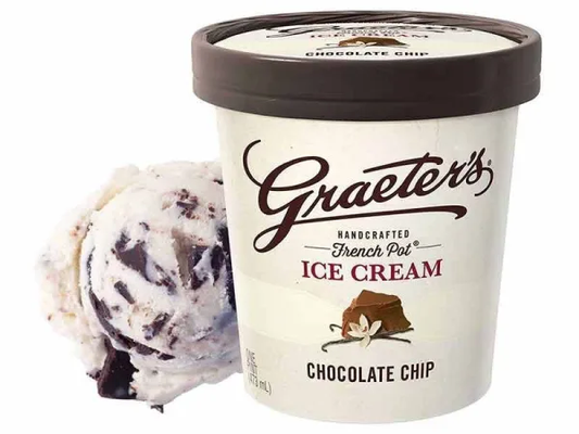 Graeter’s Ice Cream - Ice Cream Vanilla Chocolate Chip 16 oz 63709 DISCOSVF