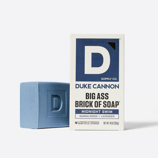 Duke Cannon - Big Ass Brick of Soap - Midnight Swim 10 oz - BSBA-MNTS10