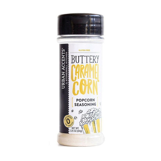 Stonewall Kitchen Urban Accents  Buttery Caramel Corn Popcorn Seasoning 2.25 oz shaker 370426 DISCO