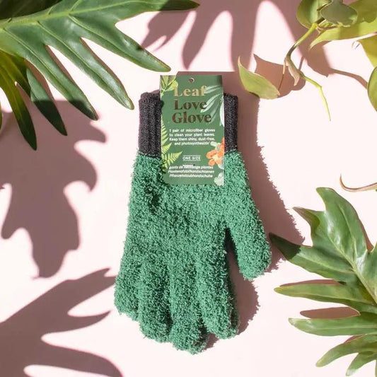 Botanopia - Leaf Love Gloves - Microfiber Dusting Gloves For Plants - gloves