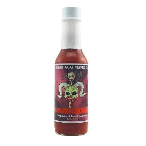 Angry Goat Pepper Co. Hot Sauce Demon Reaper 5oz DISCO