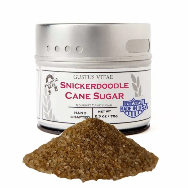 Gustus Vitae Snickerdoodle Cane Sugar - Tin