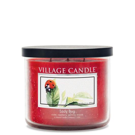 Stonewall Kitchen - Village Candle -  Lady Bug - 14 oz lb Bowl 4170043