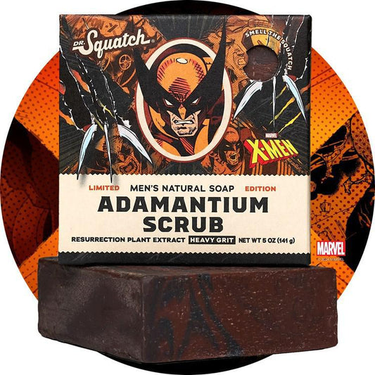 Dr. Squatch - Adamantium Scrub Bar Soap 5 oz - WH-BAR-WVR-01