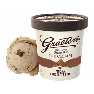 Graeter’s Ice Cream - Ice Cream Mocha Chocolate Chip 16 oz 63706