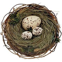 CWI Gifts - Speckled Egg Trio In Nest - GSHN5484