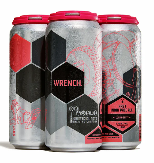 Industrial Arts Brewing Co - Wrench Hazy IPA -16 oz 4 Pack Cans - 2250263 DISSVF