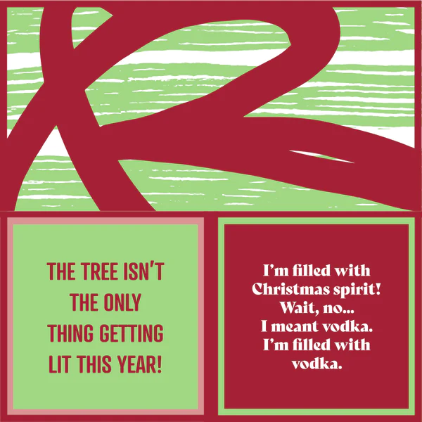 Drinks On Me: Napkins:  Xmas Spirit of 20, 7089