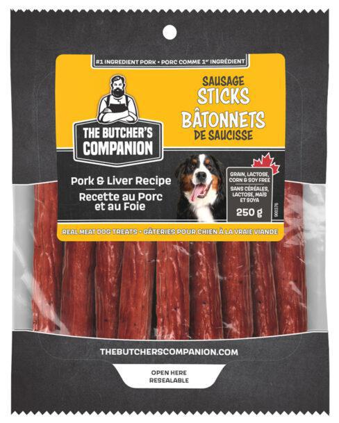 The Butcher's Companion - Butcher's Dog Sausage Pork and Liver Sticks 8.8oz  23400377