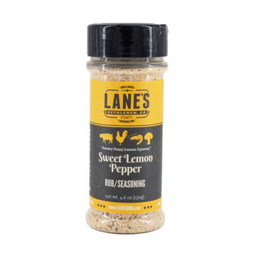 Lane's BBQ - Sweet Lemon Pepper Pitmaster Rub 10oz DISSVF