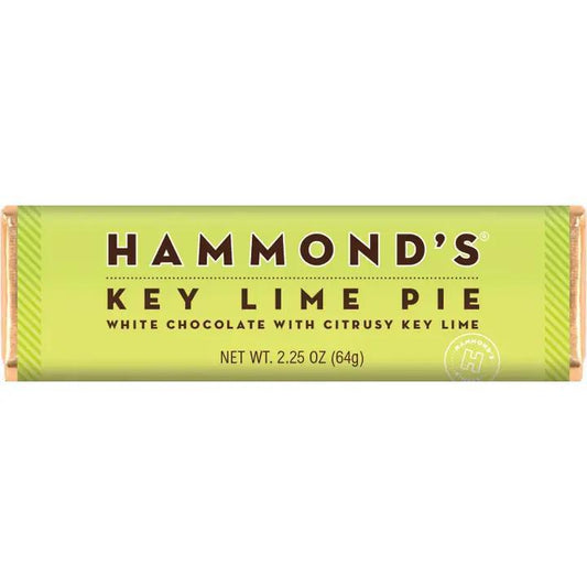 Hammond's Candies - Key Lime White Chocolate Bar 2.25 oz - OC20212