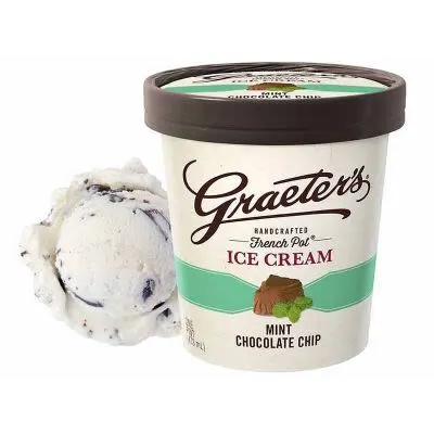 Graeter’s Ice Cream - Ice Cream Mint Chocolate Chip 16 oz 63702