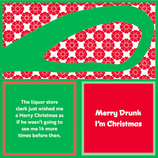 Drinks On Me: Napkins:  Xmas Merry drunk of 20, 7088