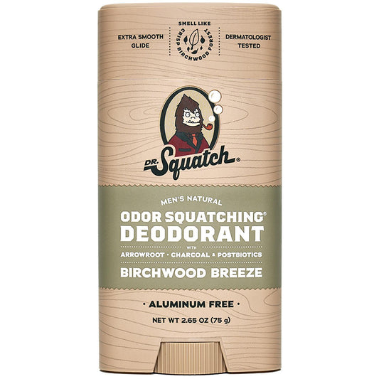 Dr. Squatch - Birchwood Breeze Deodorant 2.65 oz - WH-DEO-BWB-02