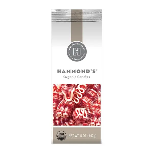 Hammonds - Ribbon Candy - Mini Organic Mint 2oz