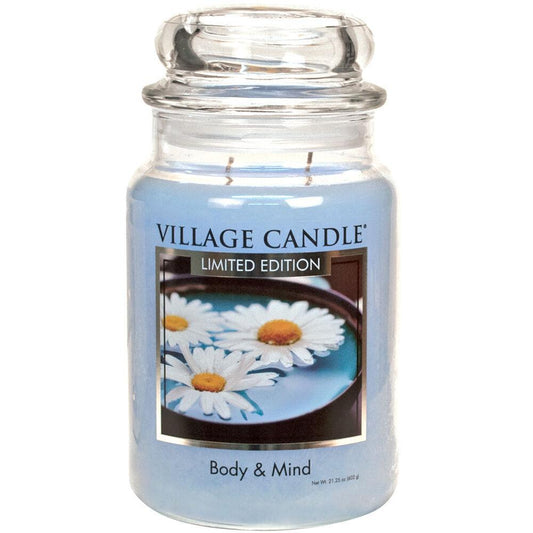 Stonewall Kitchen - Village Candle Body & Mind - Large Apothecary 21.25 oz Jar 4260419