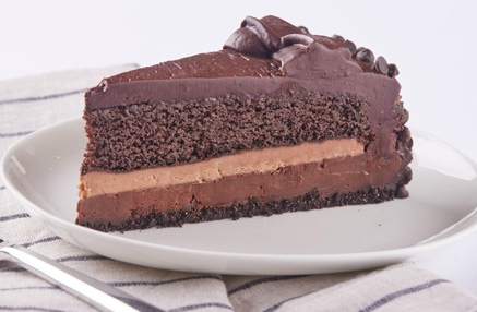 Whole Ultimate Chocolate Cake ( 14 Slices ) 0234534