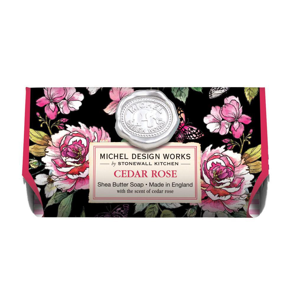 Michel Design Works - Cedar Rose Large Bath Soap Bar SOAL387 802387
