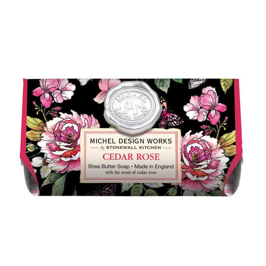 Michel Design Works - Cedar Rose Large Bath Soap Bar SOAL387 802387
