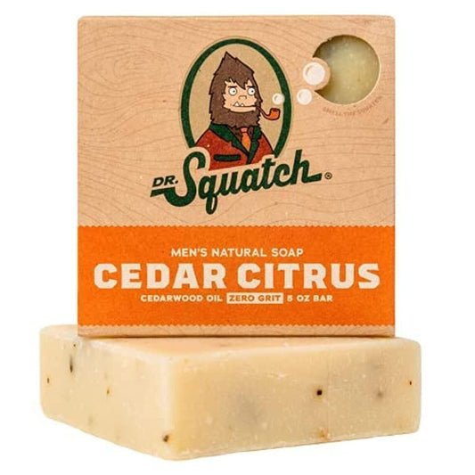 Dr. Squatch - Cedar Citrus - Bar Soap  wh-bar-cc DISCO