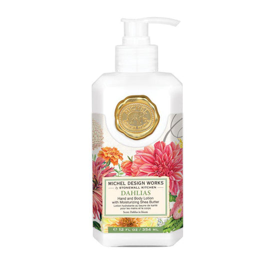 Michel Design Works - Dahlias Foaming Soap Hand & Hostess Napkin Set 809418