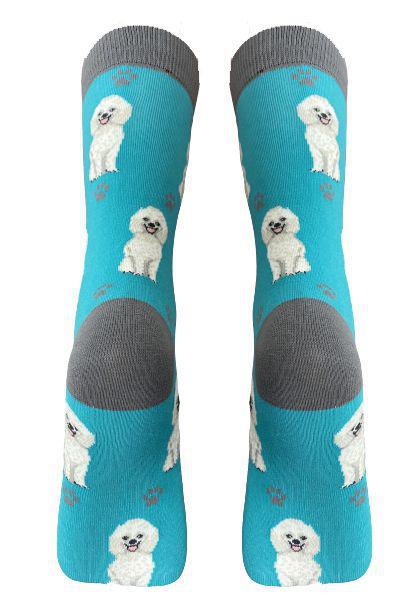 E&S Pets - Poodle White Full Body Socks 800 FB-28