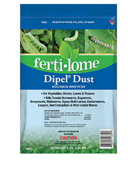 Fertilome - Dipel Dust Biological Insecticide 4 lb - 82280070 - 10859
