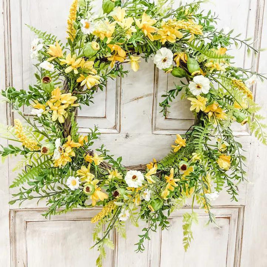 Wholesome Home Decor - 24" Summer Sunshine Wreath - BG284