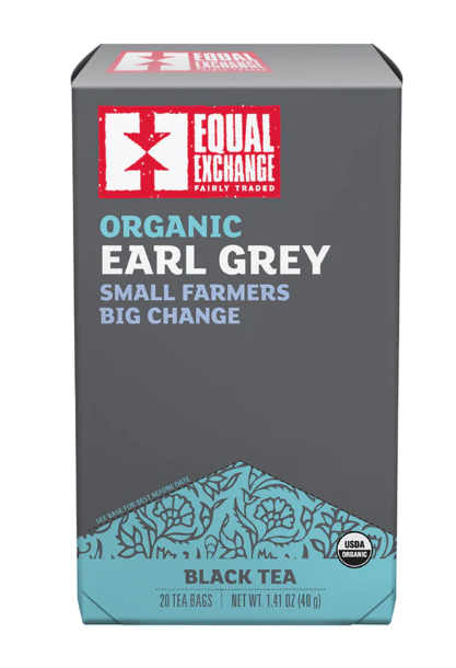 Equal Exchange Organic Earl Grey Black Tea 20 Tea Bags 224303