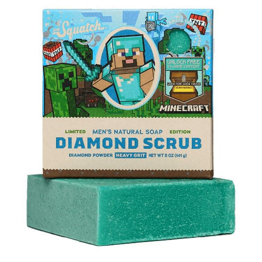 Dr. Squatch - Diamond Scrub Bar Soap - WH-BAR-MNC-01