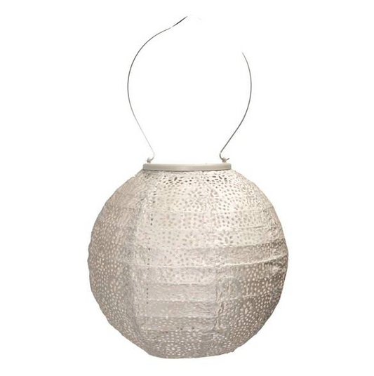 Lumiz LED Lantern - Round Fan Solar Lantern, Light Taupe - LUM100 DISVEN