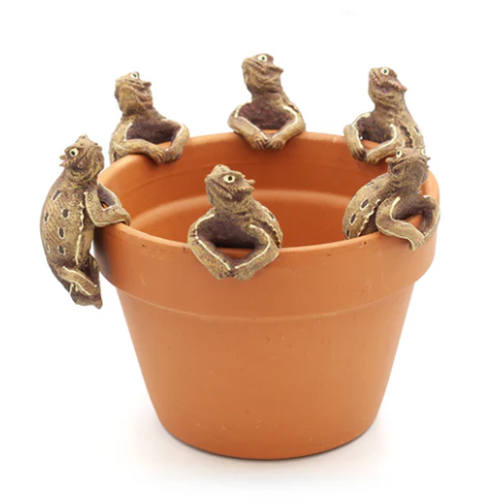 Land & Sea - 3" Horned Toad Small Pot Hanger PH197