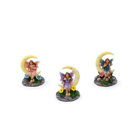 Land & Sea - 1.25" Fairy on Moon - FA97