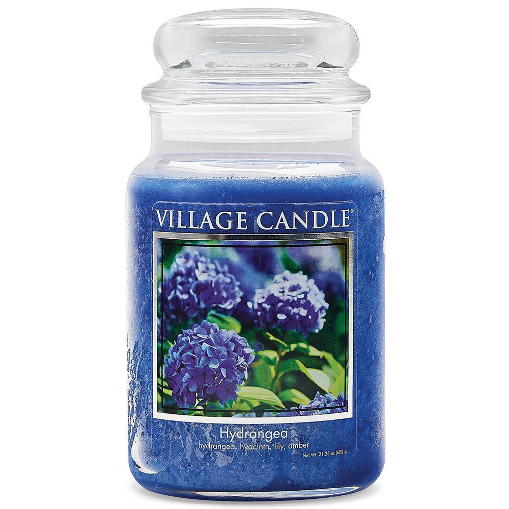 Stonewall Kitchen - Village Candle Hydrangea - Large Apothecary 21.25 oz Jar 4260015