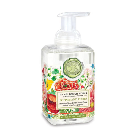 Michel Design Works - Poppies and Posies Foaming Soap FOA385