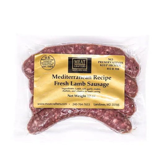 Meatcrafters Sausage - Mediterranean Lamb 12oz