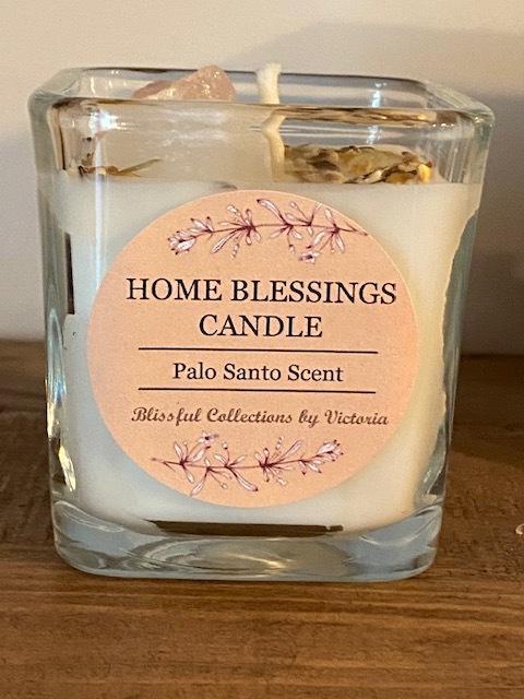 Blissful Connections - Home Blessings  Candle 10 oz Cube w/ Lid