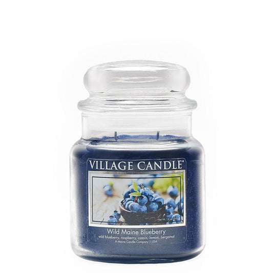 Stonewall Kitchen - Village Candle - Wild Maine Blueberry Candle Medium Apothecary - 4160290 (21506) DISSVF