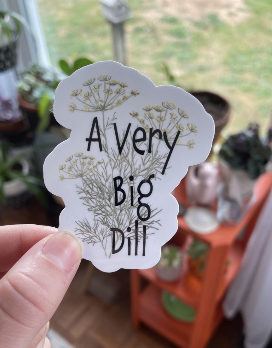 Raven's Edge Studio - Herb Sticker - Big Dill