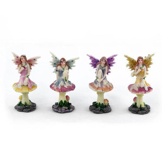 Land & Sea - 3.5" Fairy in Mushroom - FA22