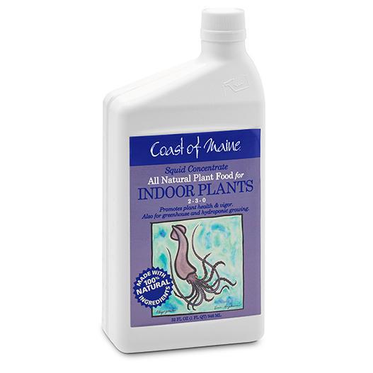 COAST OF MAINE SQUID 1 QT INDOOR PLANTS 2-3-0 CONC  81600034