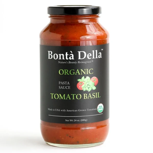 Bonte Della Organic Pasta Sauce - Tomato Basil 24 oz DISCO