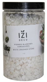 Stone Bottle 1kg - White Crushed - HG10301
